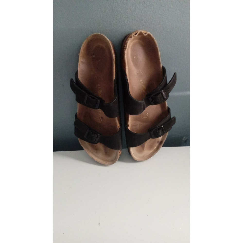 Alpine Swiss‎ Sandals Slides Adjustable Buckle Comfort Casual Black L